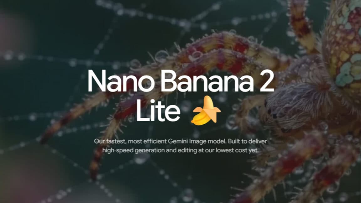 Google, Hız ve Uygun Fiyat Sunan Yeni Görüntü Modeli Nano Banana 2 Lite'ı Tanıttı